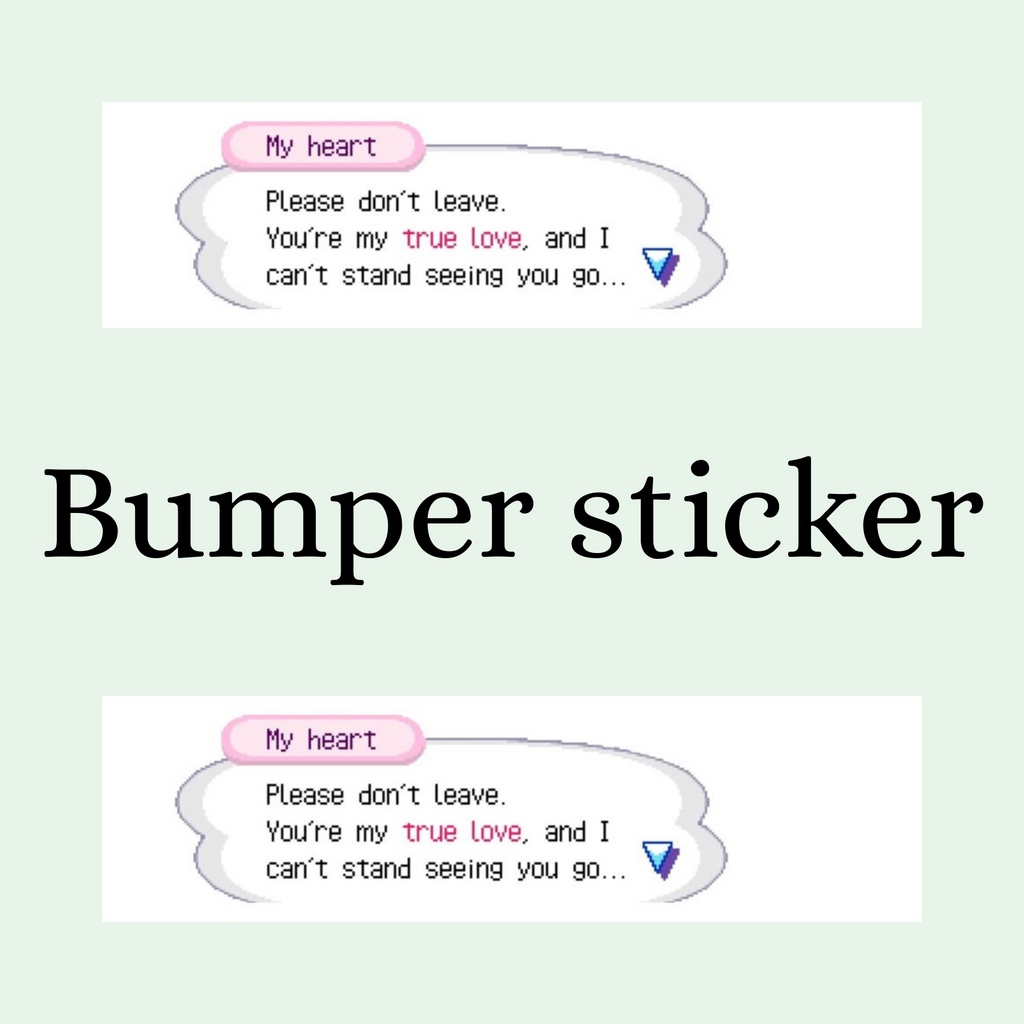 True love Bumper Sticker