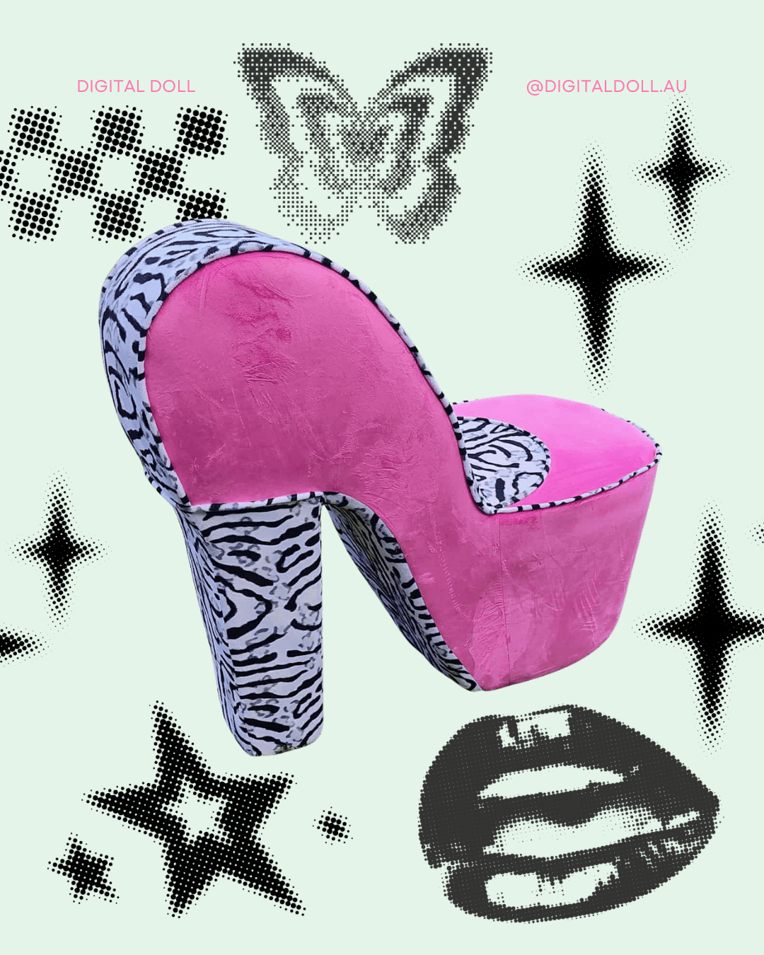 Dolly the High Heel Chair ☽༓･*˚⁺‧͙ - Digital Dolls