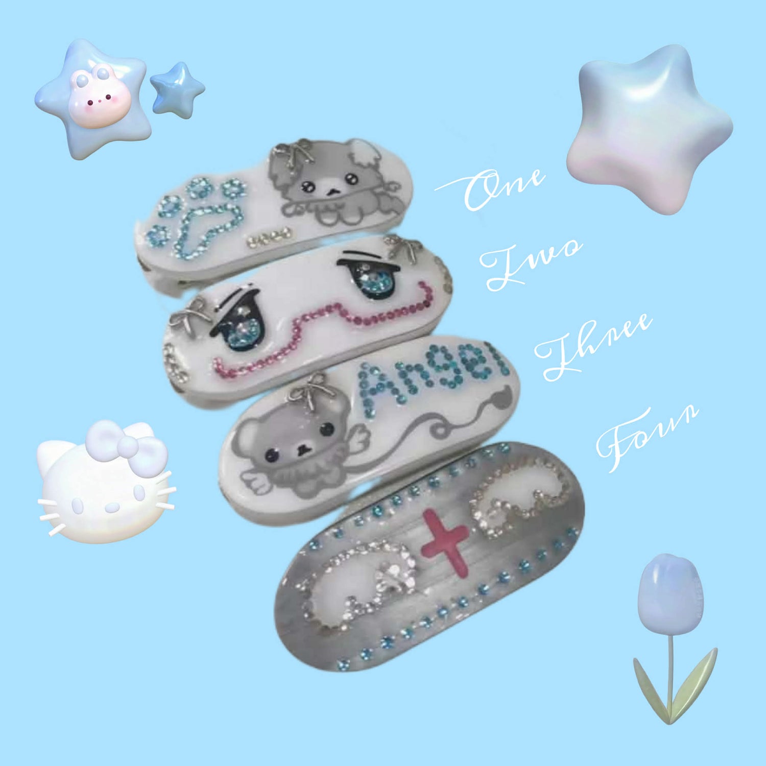 Angelic berets 🩵 🪽 - Digital Dolls
